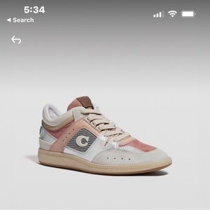 Multicolored coach womens sneakers. 6.5, doesn’t run large. True to size.